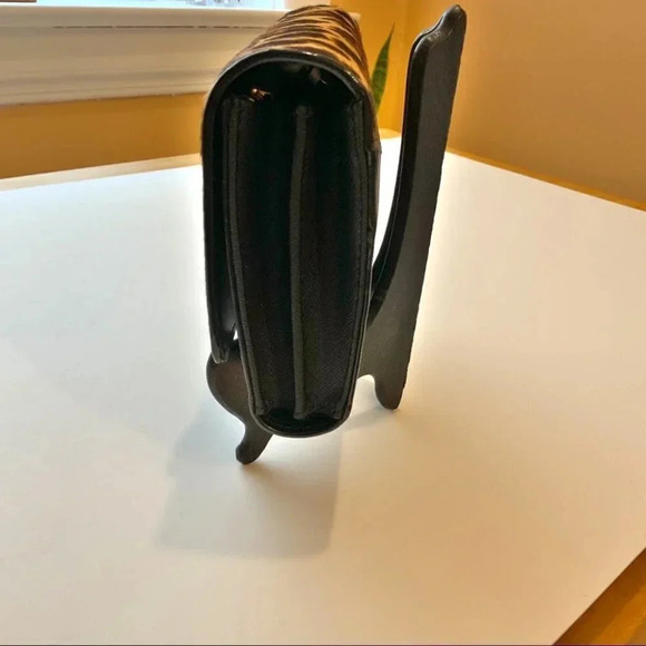 Rare KATE SPADE Black Run Wild Leopard Leather Crossbody Bag - Picture 5 of 16